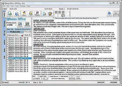 screenshot of QNotes Office